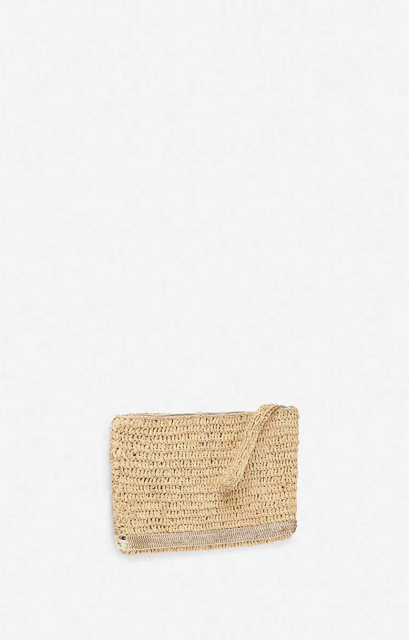 Raffia Zipped Clutch>Vanessa Bruno Hot