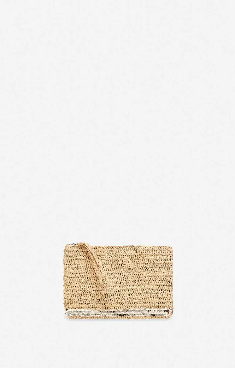 Raffia Zipped Clutch>Vanessa Bruno Hot