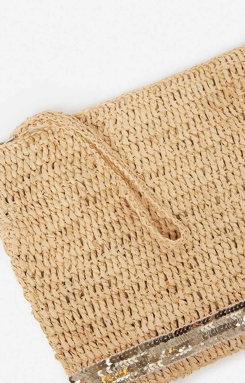 Raffia Zipped Clutch>Vanessa Bruno Hot