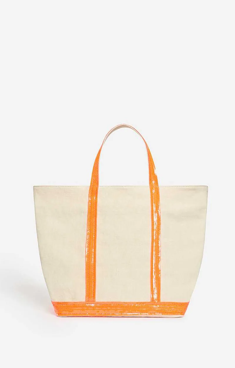 Linen M Cabas Tote>Vanessa Bruno Discount