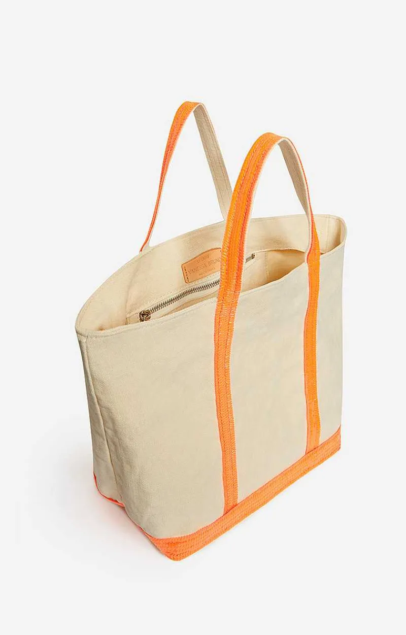 Linen M Cabas Tote>Vanessa Bruno Discount