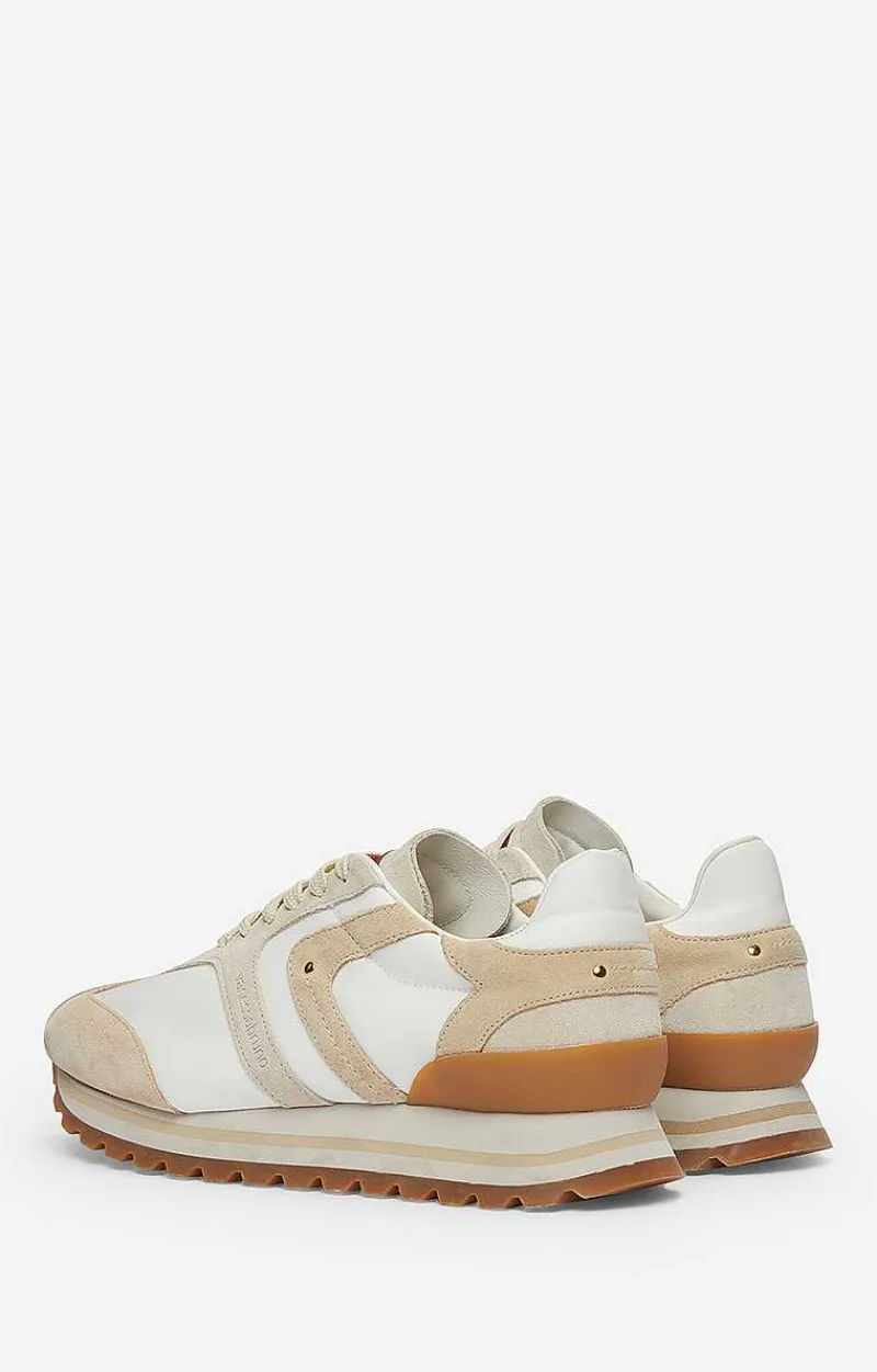 Faye Running Sneakers In Leather & Canvas>Vanessa Bruno Hot