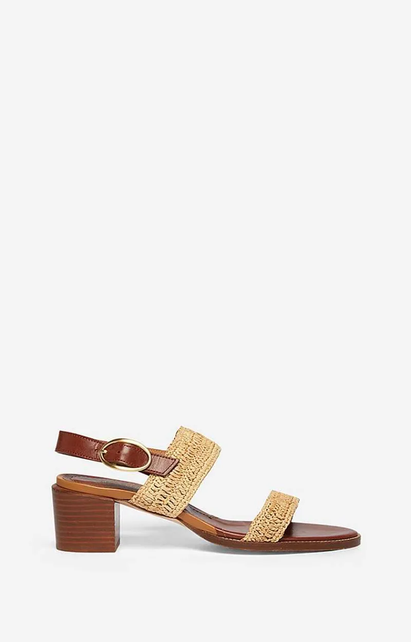 Raffia & Leather Sandals>Vanessa Bruno Outlet