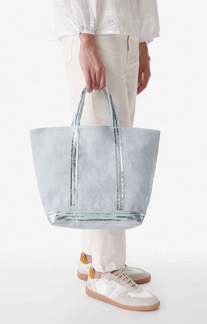 Linen M Cabas Tote>Vanessa Bruno Clearance