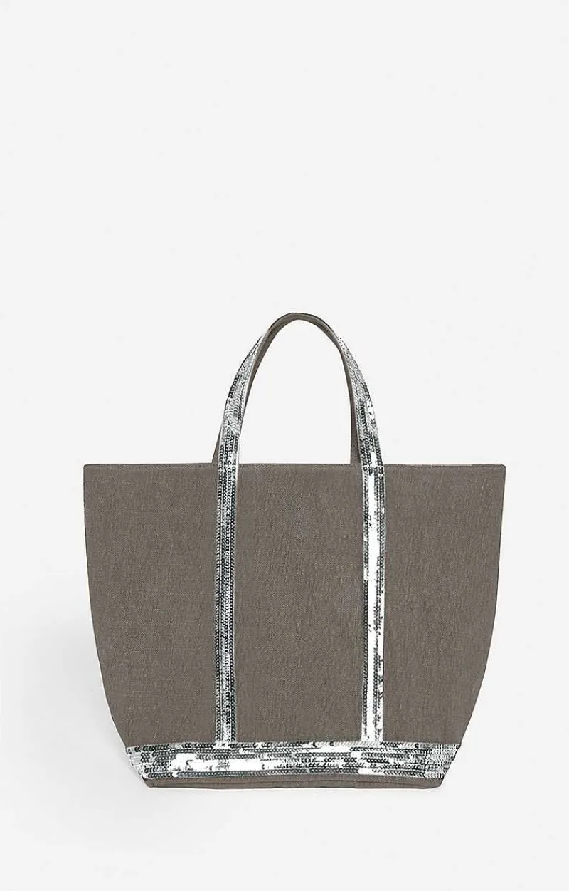 Linen M Cabas Tote>Vanessa Bruno New