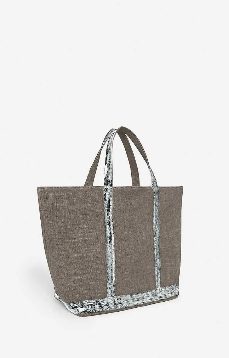Linen M Cabas Tote>Vanessa Bruno New