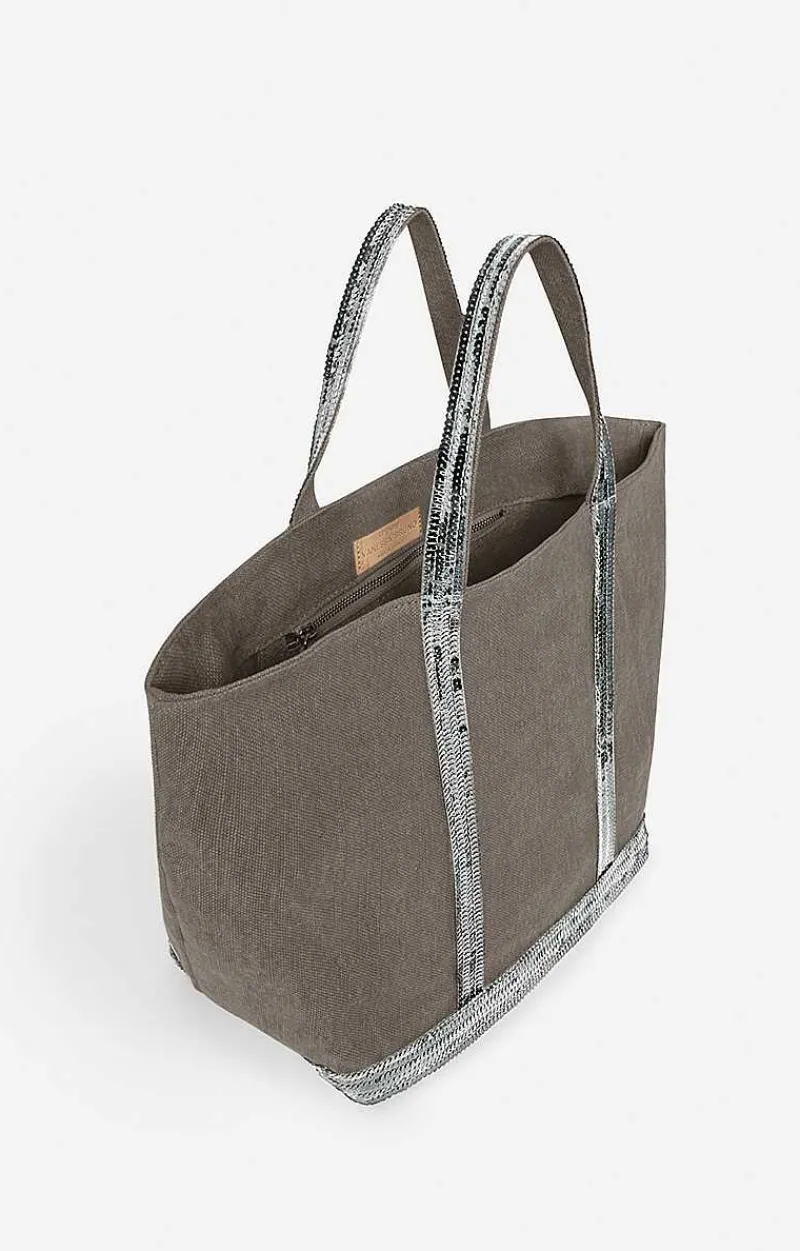 Linen M Cabas Tote>Vanessa Bruno New