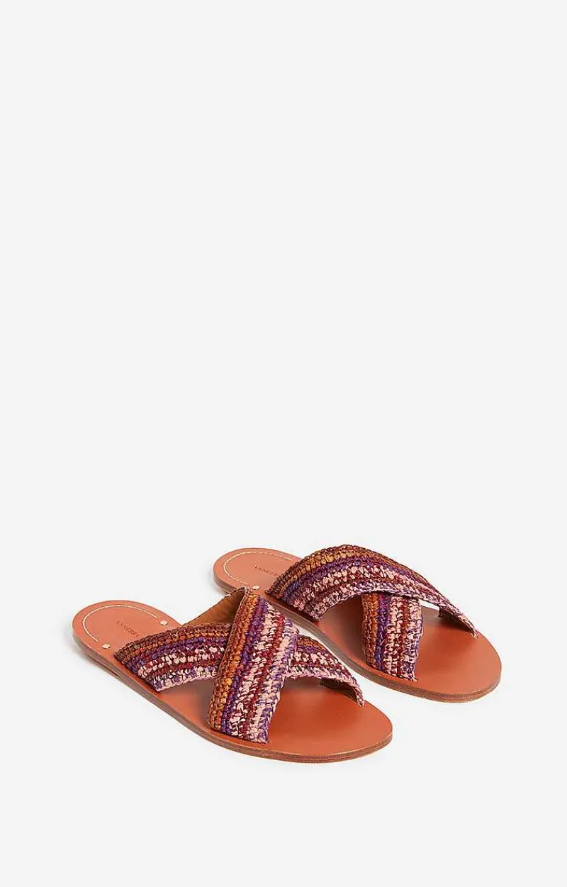 Mules In Raffia And Leather>Vanessa Bruno New