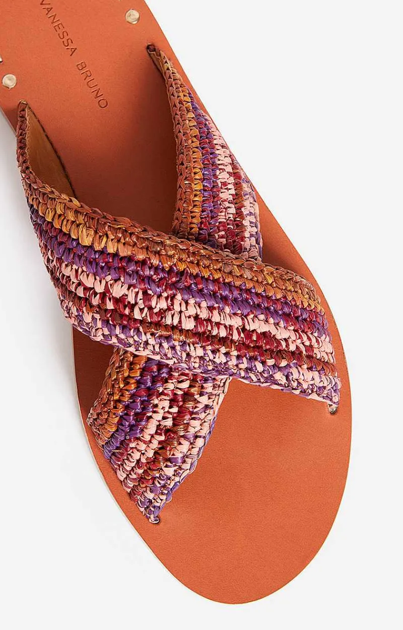 Mules In Raffia And Leather>Vanessa Bruno New