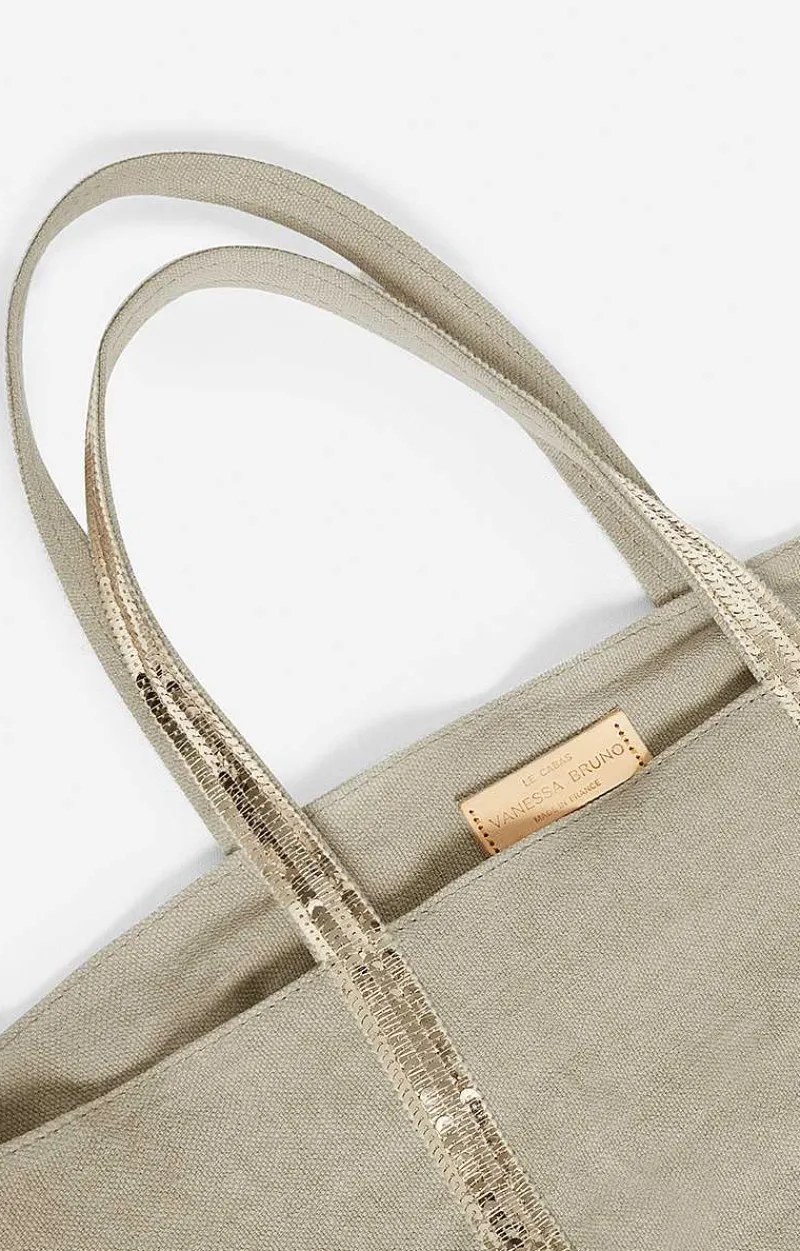 Linen L Cabas Tote>Vanessa Bruno Discount