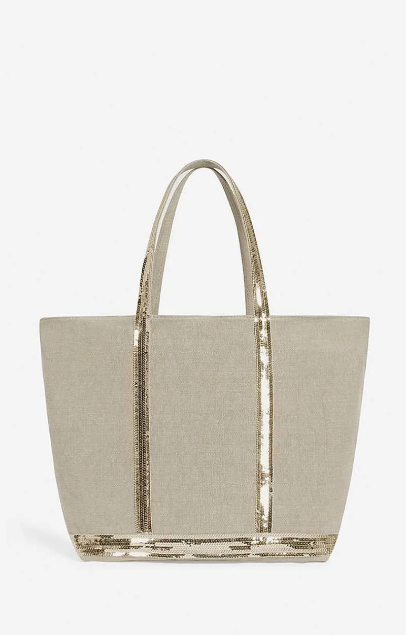 Linen L Cabas Tote>Vanessa Bruno Discount