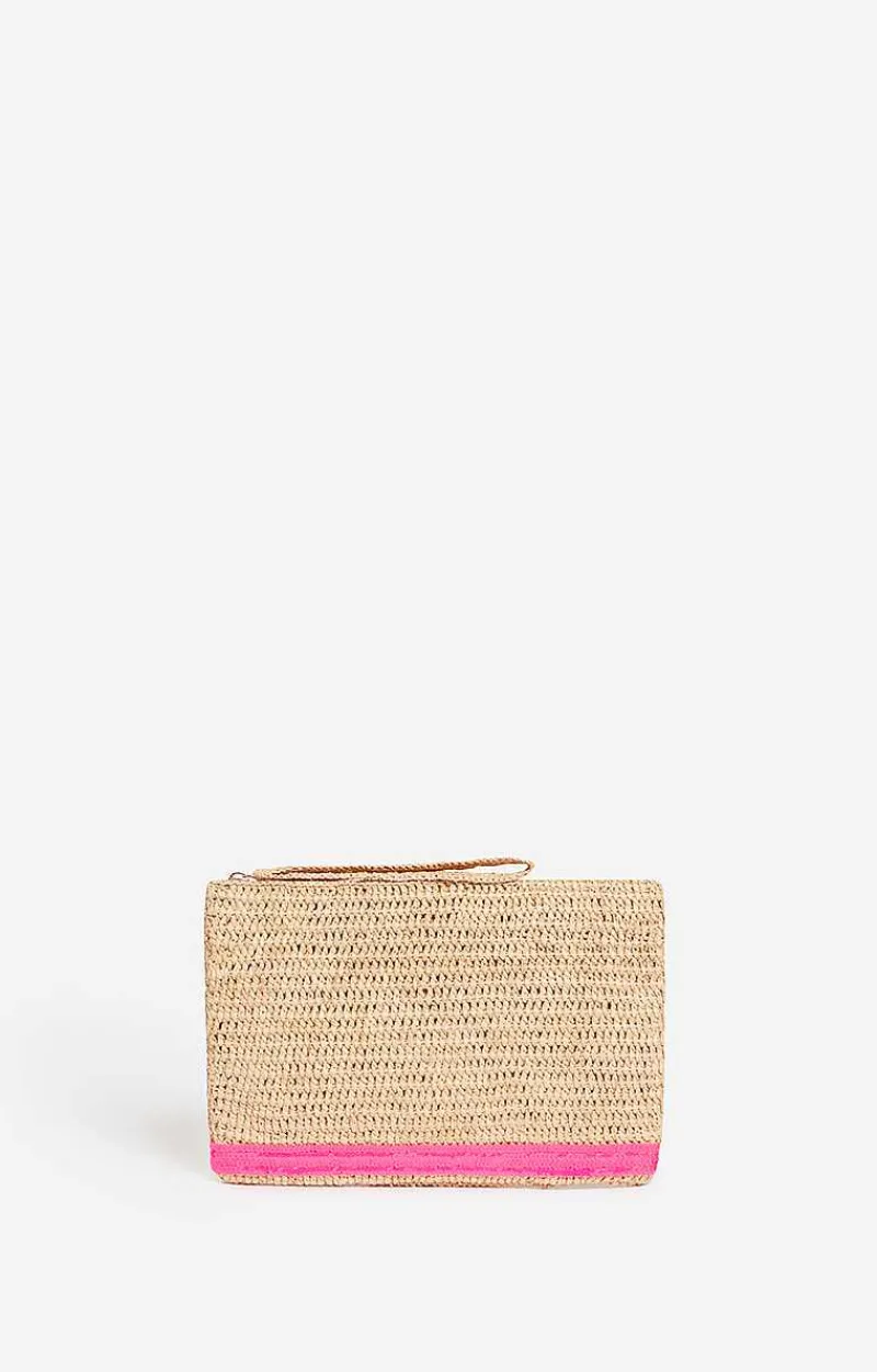 Raffia And Sequins Clutch>Vanessa Bruno New
