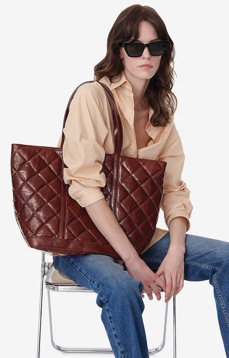 Quilted Leather Xl Cabas Tote>Vanessa Bruno Discount