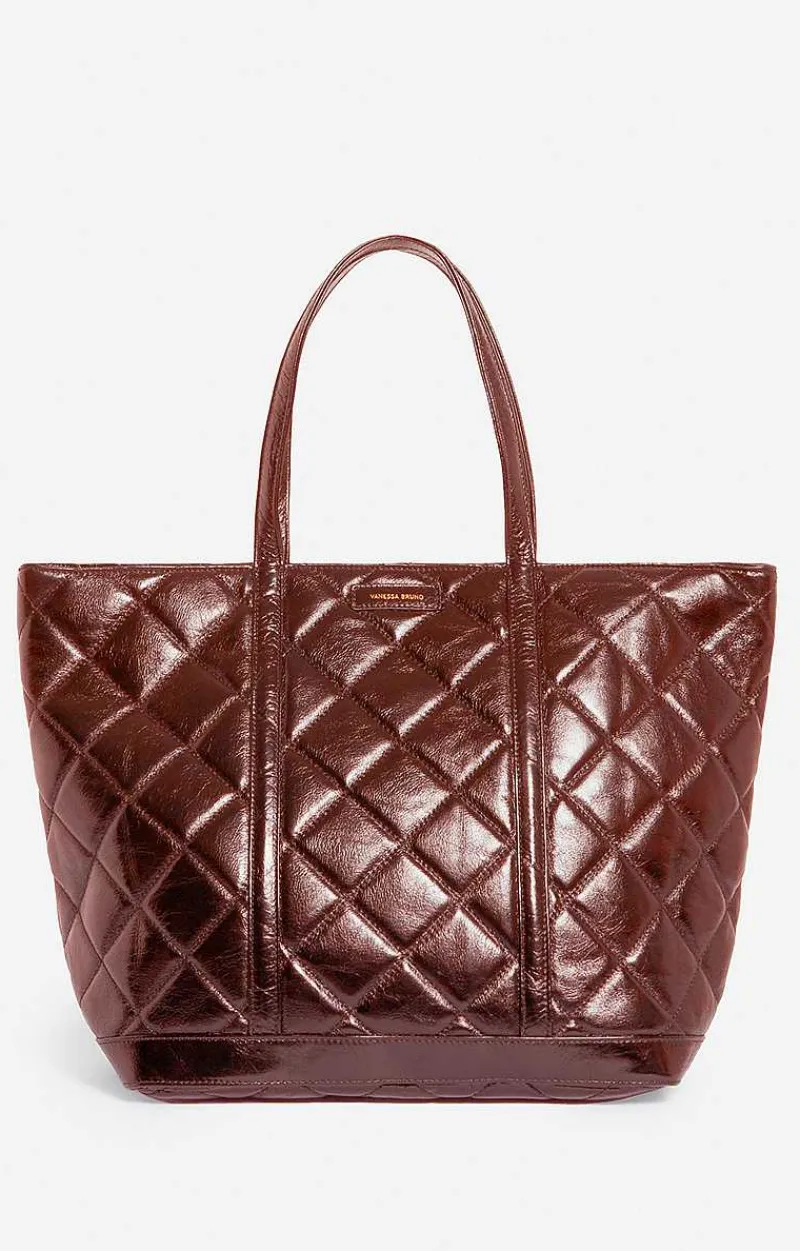 Quilted Leather Xl Cabas Tote>Vanessa Bruno Discount