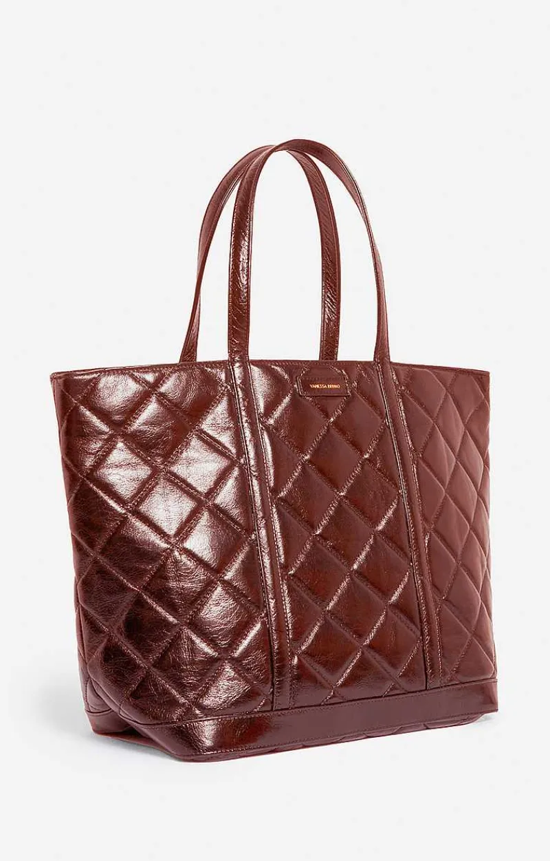 Quilted Leather Xl Cabas Tote>Vanessa Bruno Discount