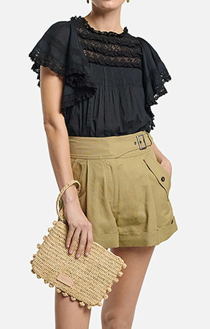 Raffia Flat Pouch>Vanessa Bruno Best