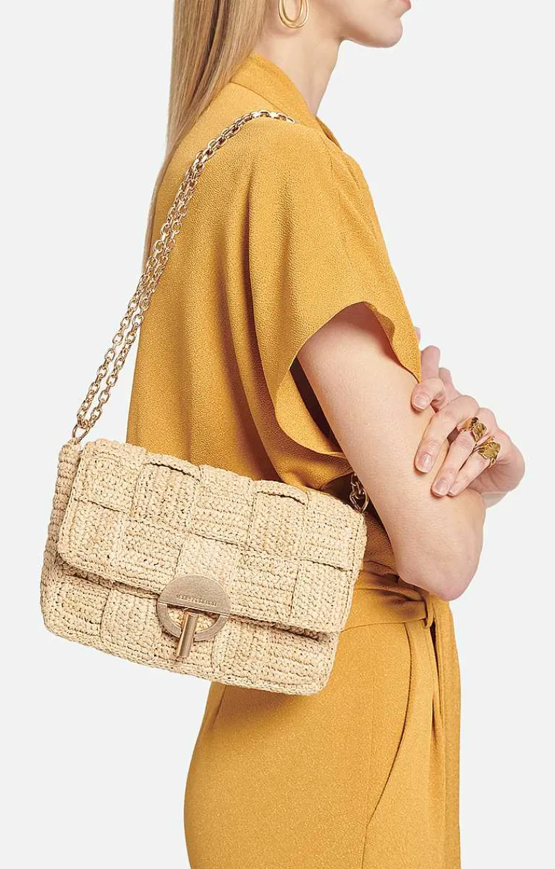 Raffia Small Moon Bag>Vanessa Bruno New