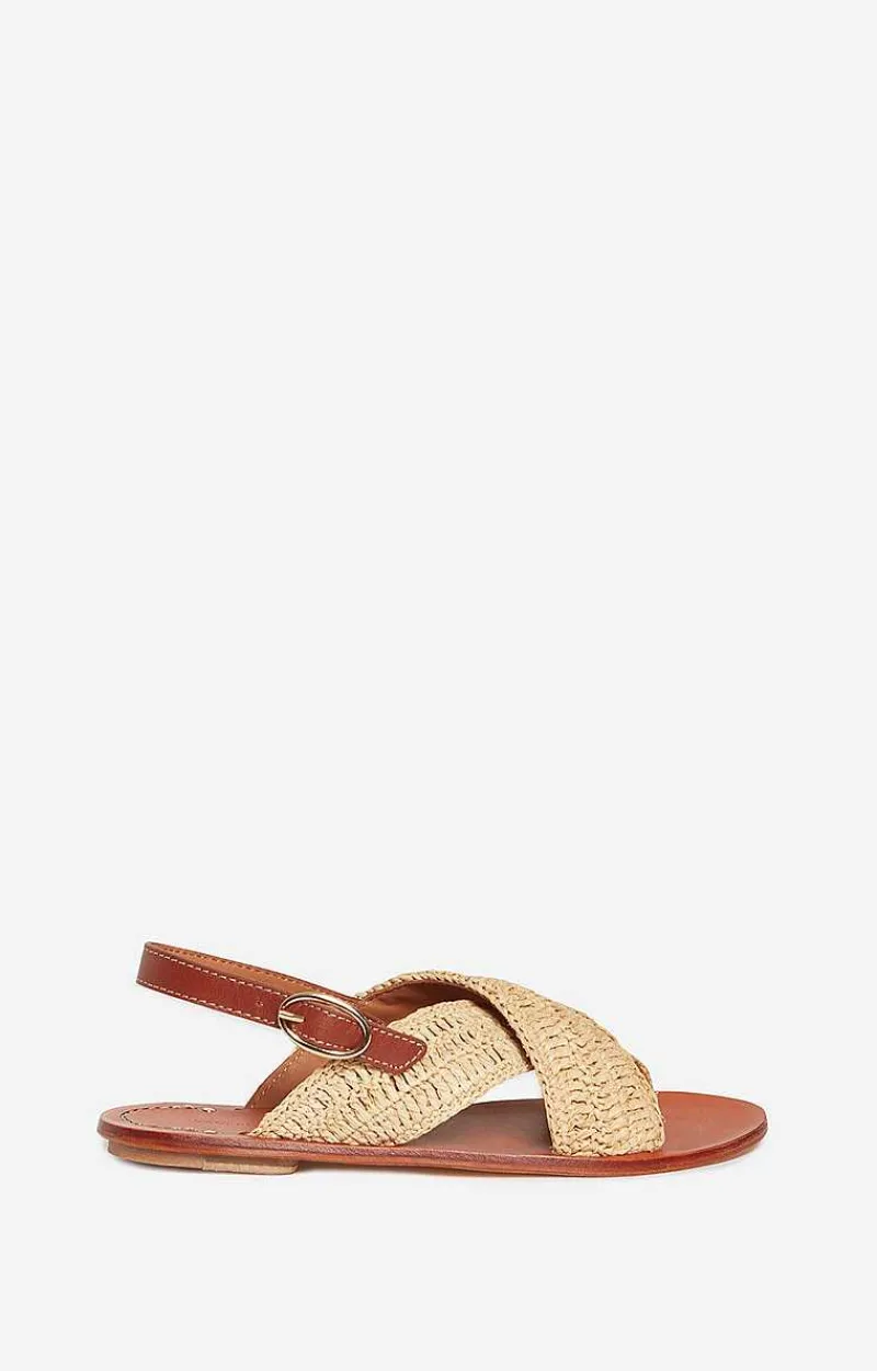 Sandals In Leather & Raffia>Vanessa Bruno New
