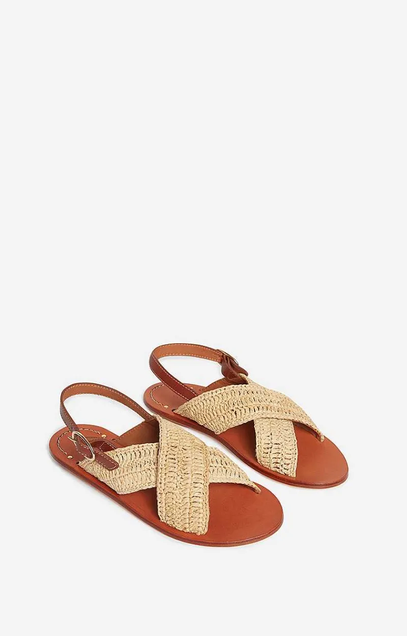 Sandals In Leather & Raffia>Vanessa Bruno New