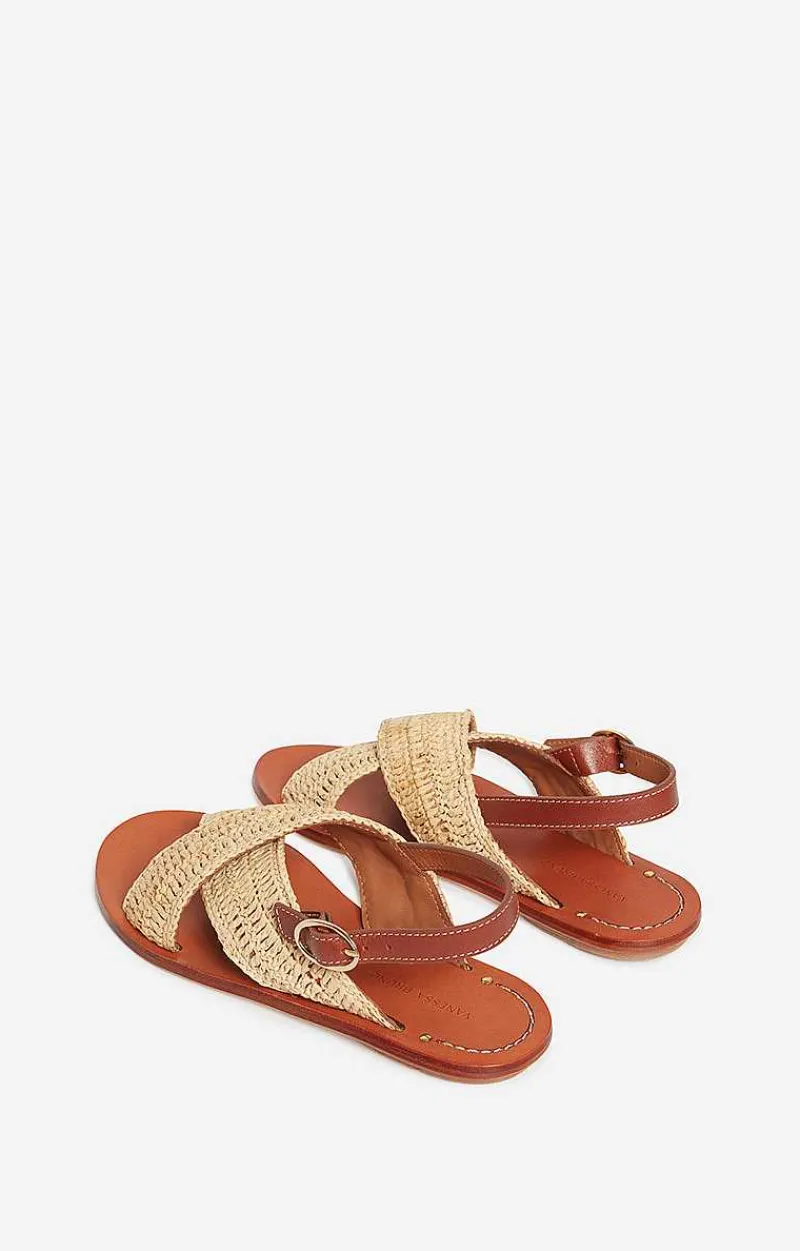 Sandals In Leather & Raffia>Vanessa Bruno New