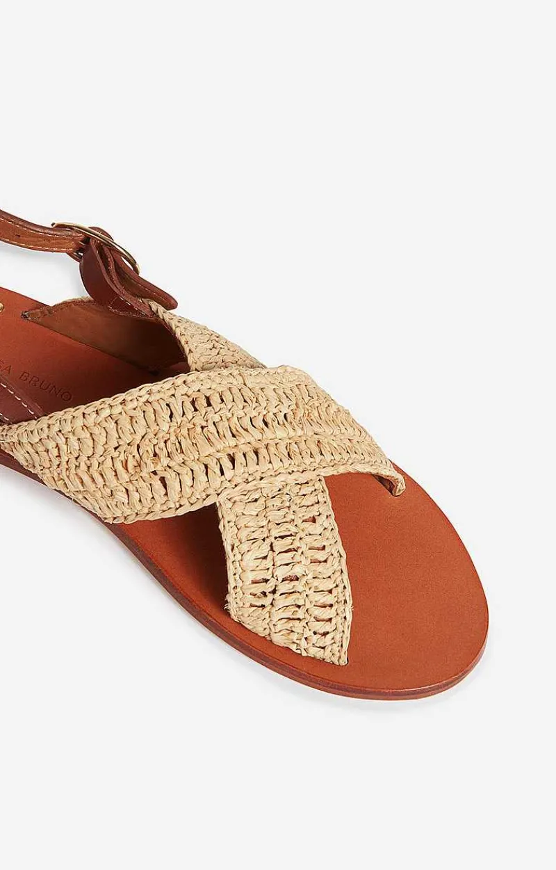 Sandals In Leather & Raffia>Vanessa Bruno New