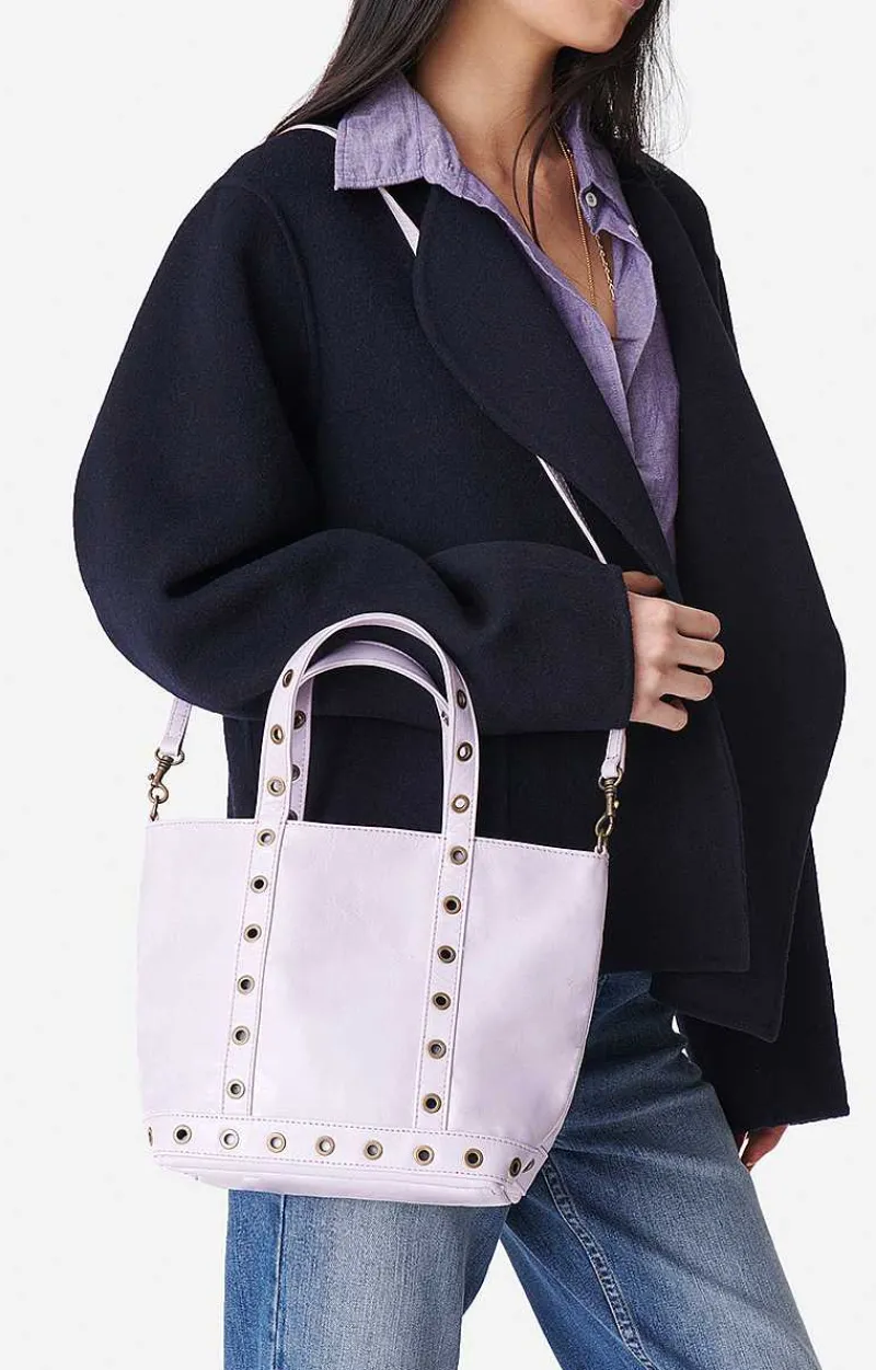 Crinkled Leather S Cabas Tote>Vanessa Bruno Clearance
