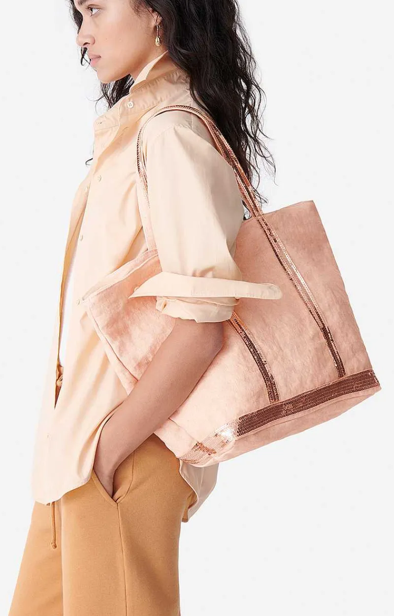 Linen L Cabas Tote>Vanessa Bruno Discount