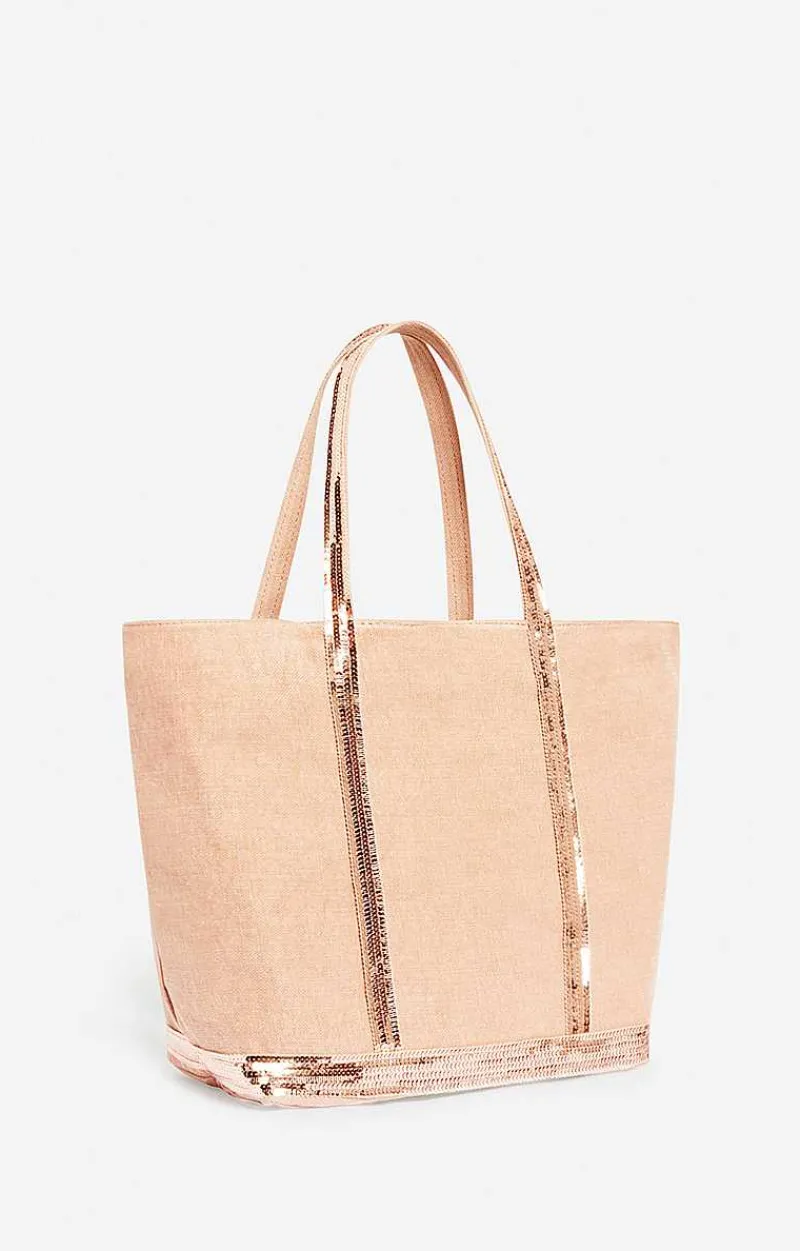 Linen L Cabas Tote>Vanessa Bruno Discount