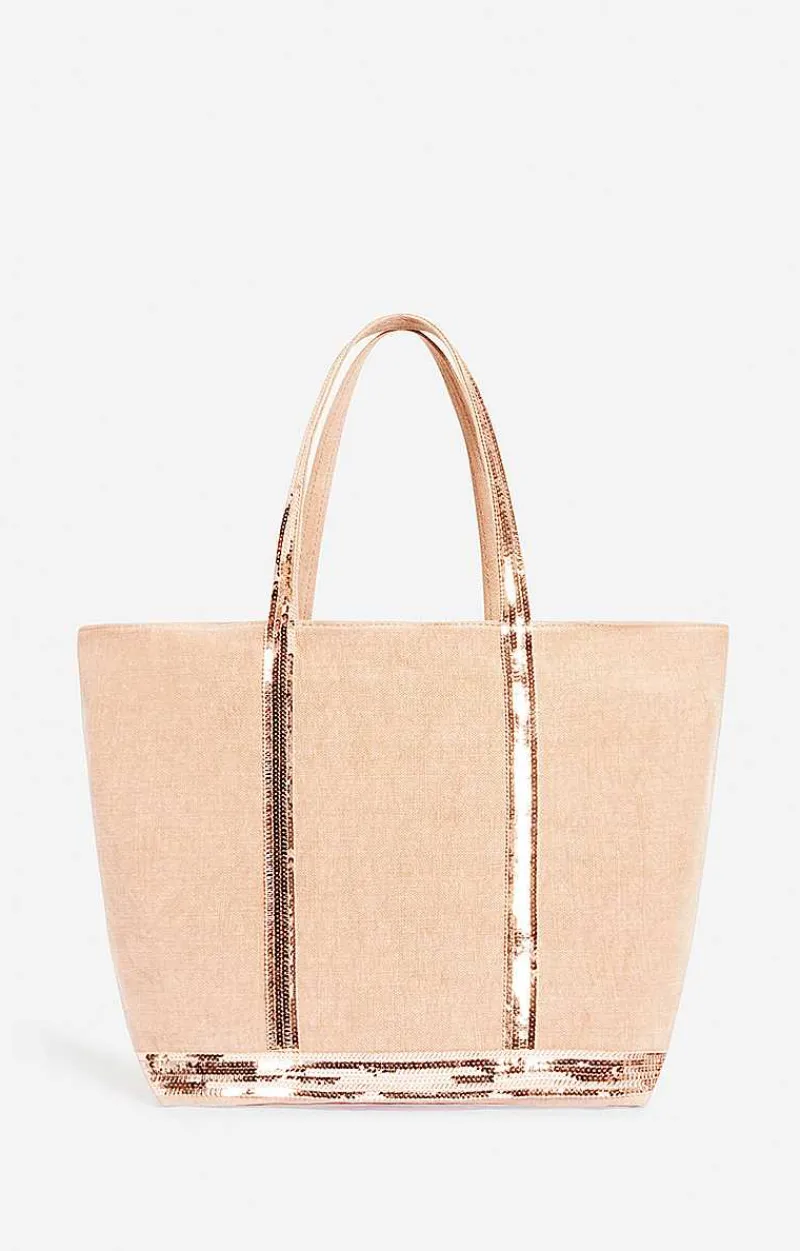 Linen L Cabas Tote>Vanessa Bruno Discount