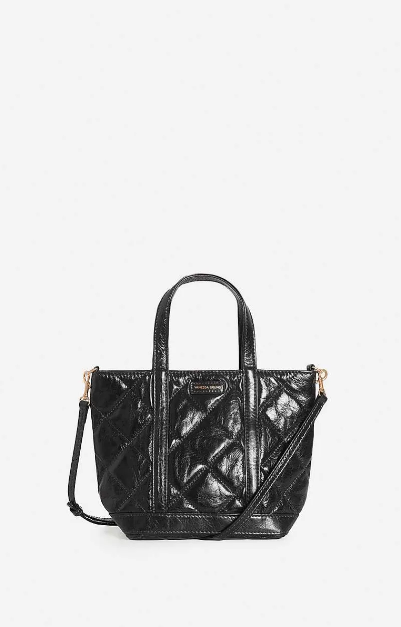 Quilted Leather S Cabas Tote>Vanessa Bruno Outlet
