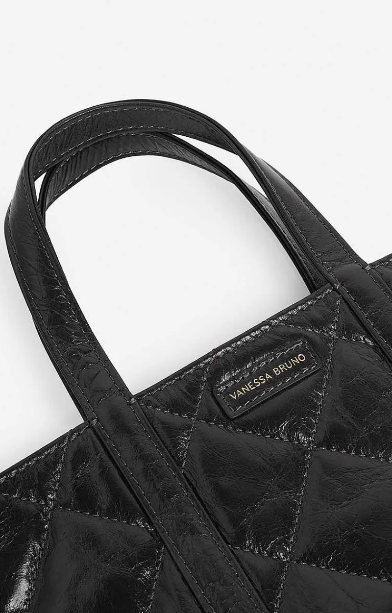 Quilted Leather S Cabas Tote>Vanessa Bruno Outlet