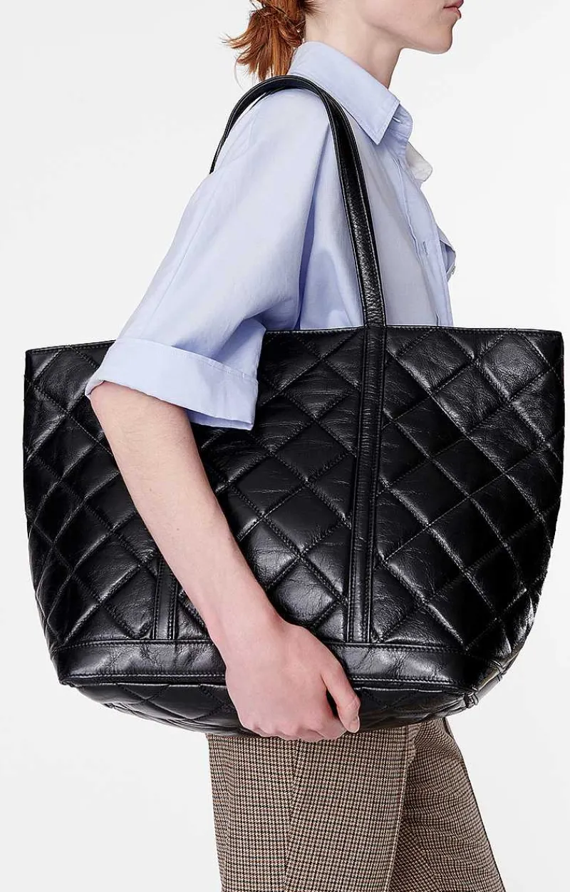 Quilted Leather Xl Cabas Tote>Vanessa Bruno Sale