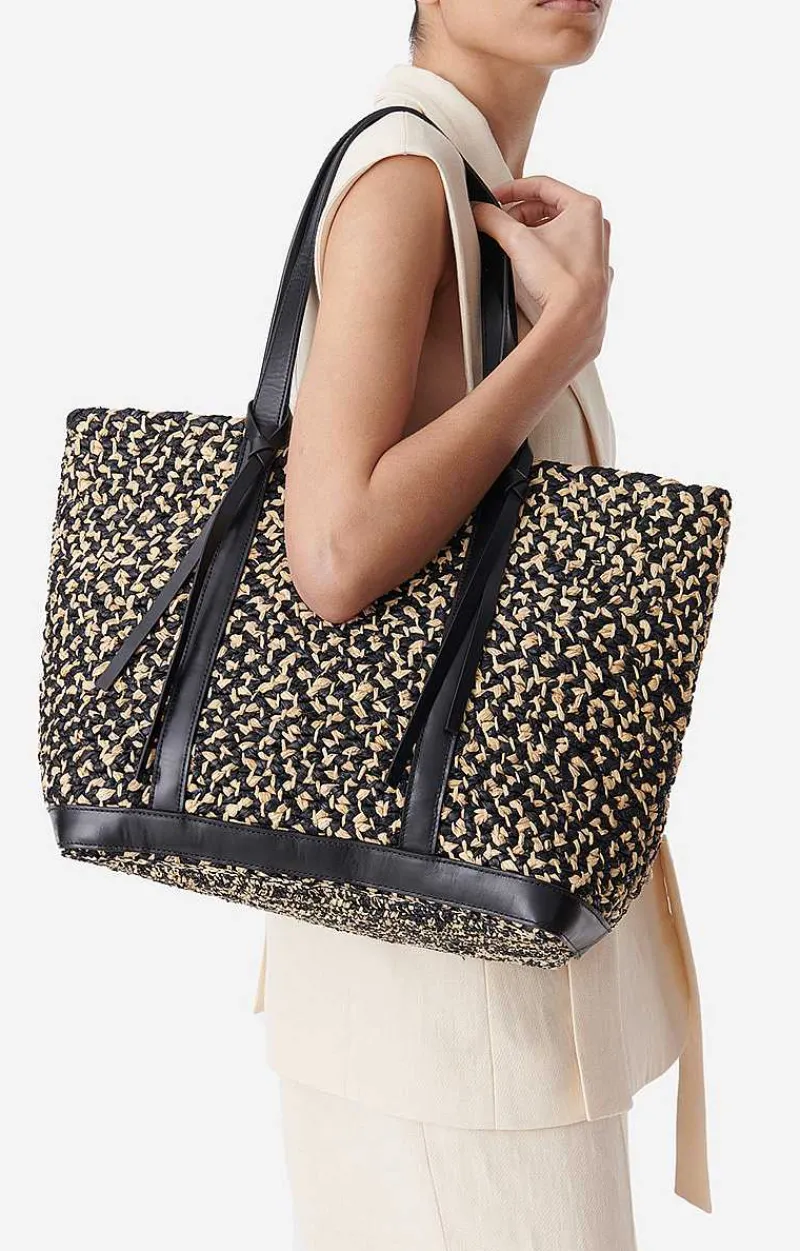 Raffia L Cabas Tote>Vanessa Bruno Hot
