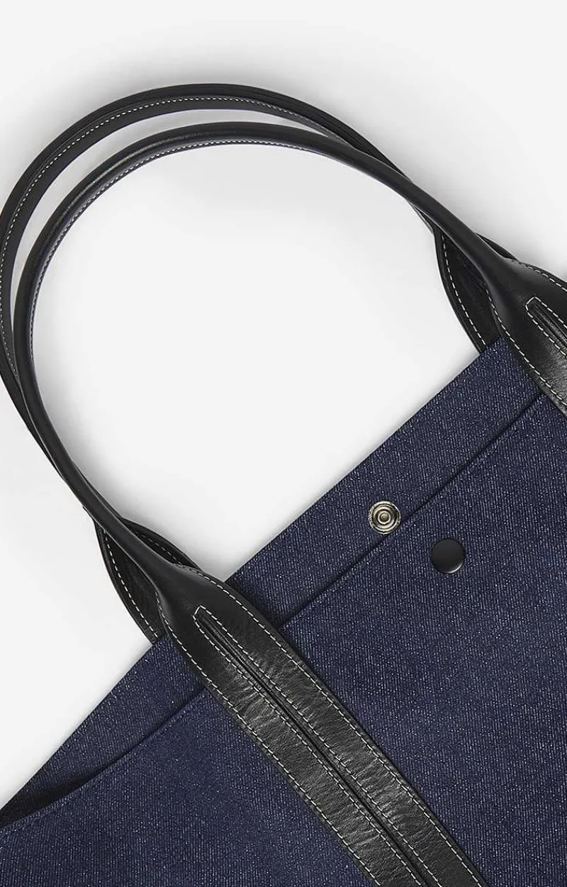 Leather And Cotton Cabas Tote>Vanessa Bruno Discount