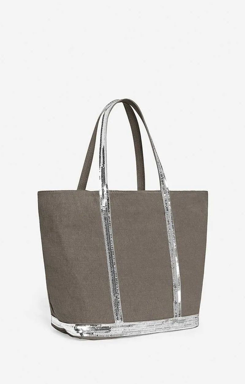 Linen L Cabas Tote>Vanessa Bruno Hot
