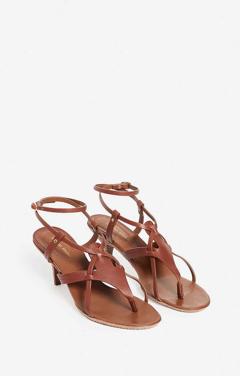 Sandals In Vegetable Tanned Leather>Vanessa Bruno Fashion