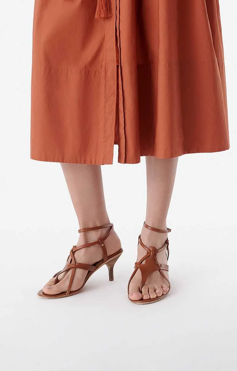 Sandals In Vegetable Tanned Leather>Vanessa Bruno Fashion