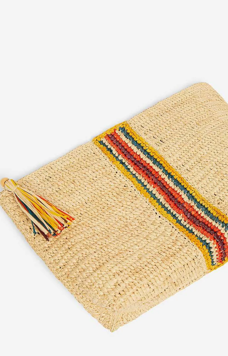Raffia Zipped Clutch>Vanessa Bruno New