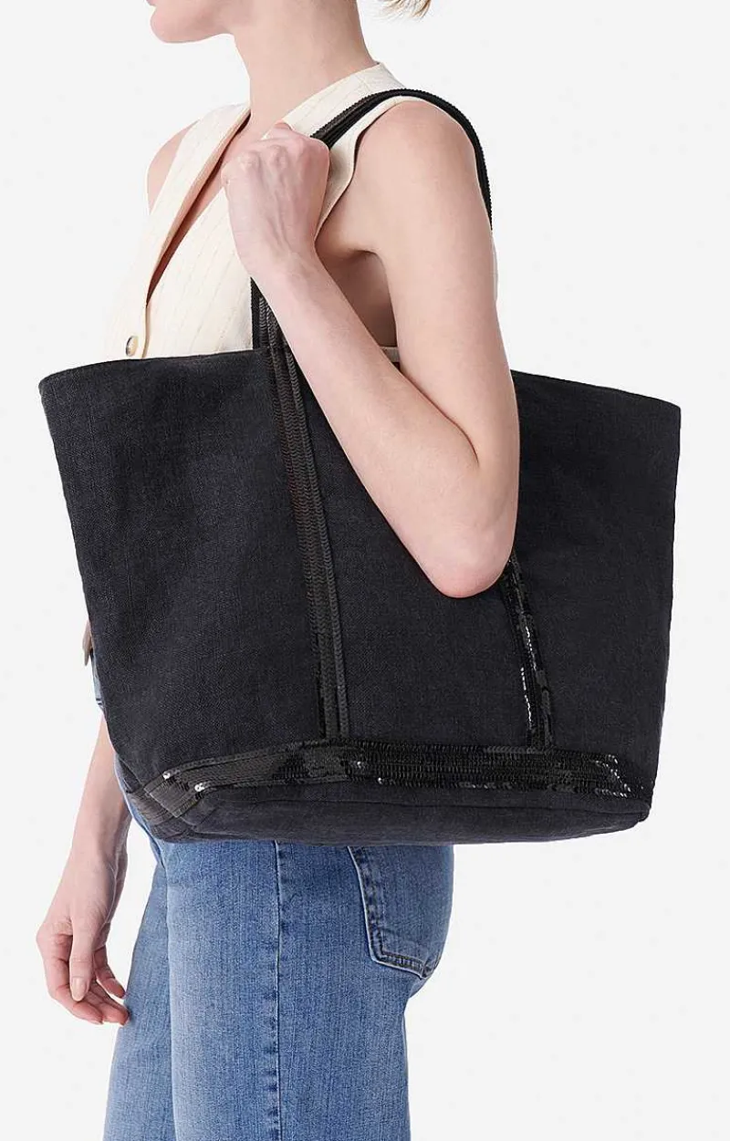 Linen L Cabas Tote>Vanessa Bruno Online