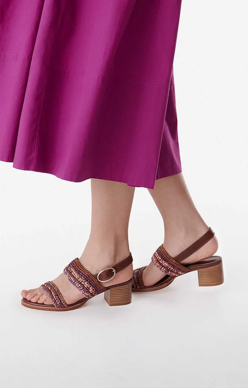 Sandals In Raffia & Leather>Vanessa Bruno Best