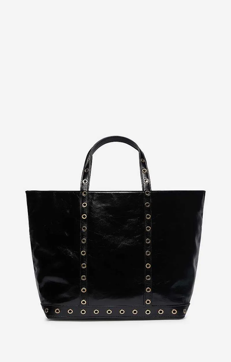 Crinkled Leather M Cabas Tote>Vanessa Bruno Fashion