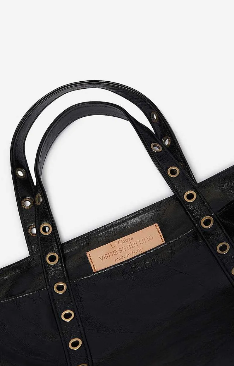 Crinkled Leather M Cabas Tote>Vanessa Bruno Fashion