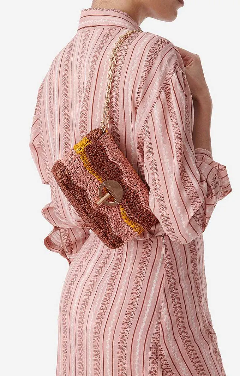 Raffia Nano Moon Bag>Vanessa Bruno Hot