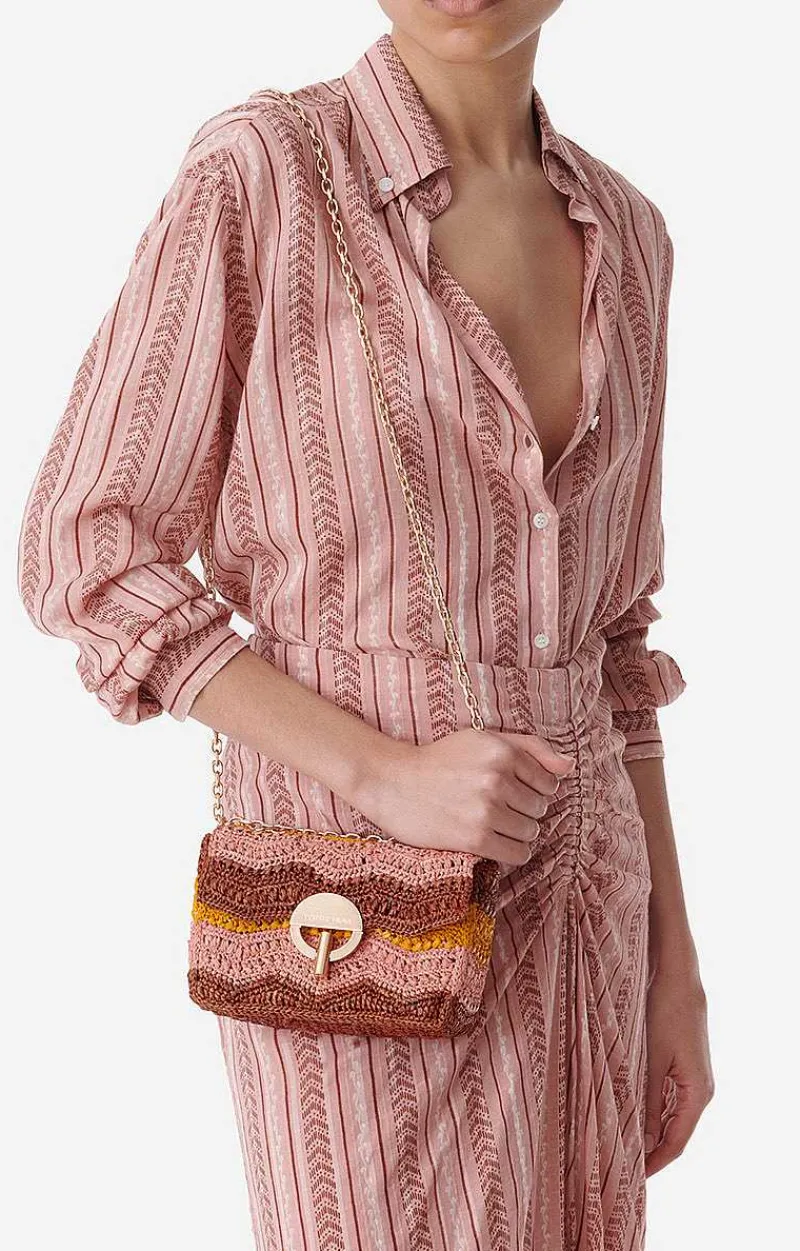 Raffia Nano Moon Bag>Vanessa Bruno Hot