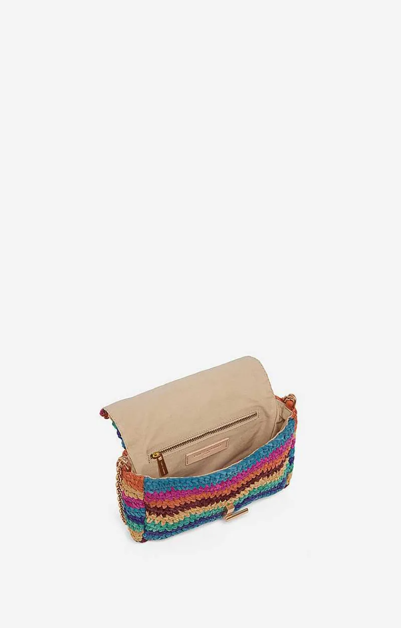 Woven Leather Small Moon Bag>Vanessa Bruno Online