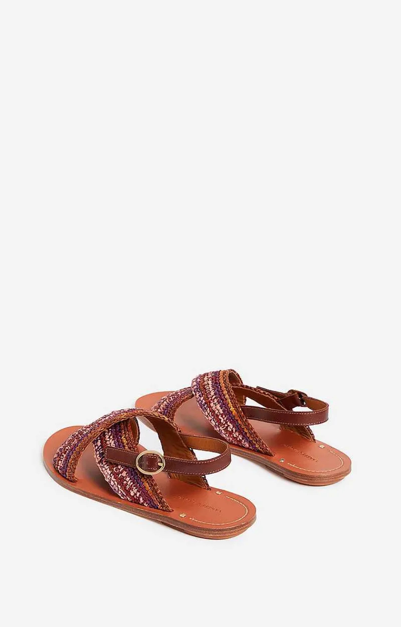 Raffia & Leather Sandals>Vanessa Bruno Online