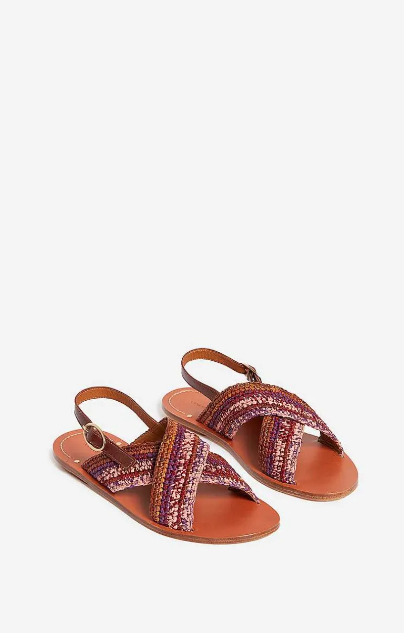 Raffia & Leather Sandals>Vanessa Bruno Online