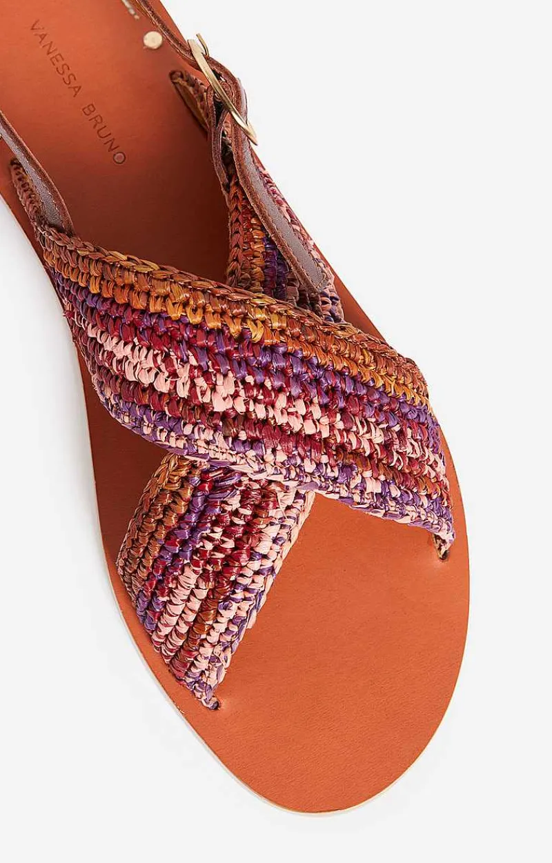 Raffia & Leather Sandals>Vanessa Bruno Online