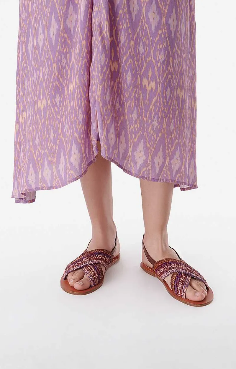 Raffia & Leather Sandals>Vanessa Bruno Online